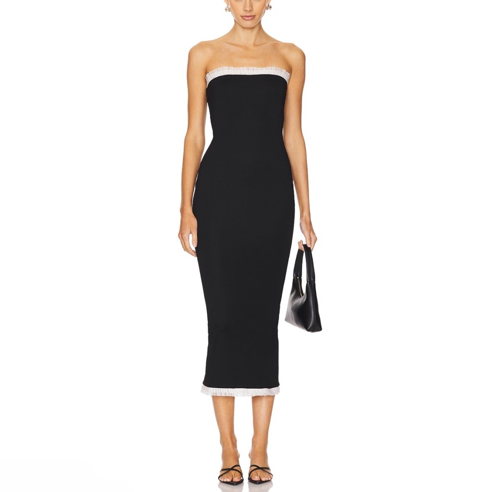 Like New More to Come Addison Strapless Black Dress